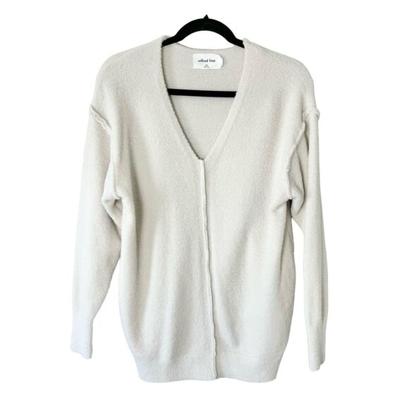 Aritzia Wilfred Cream Dolan Oversized Sweater Size XXS - Picture 2 of 7